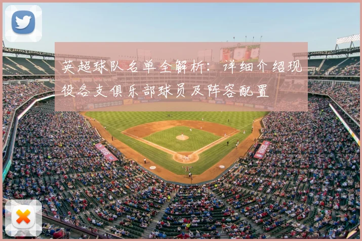 英超球队名单全解析：详细介绍现役各支俱乐部球员及阵容配置